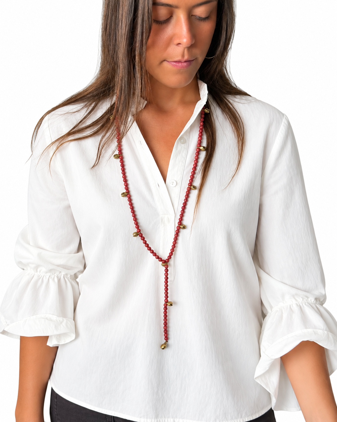 Collar teja cascabeles