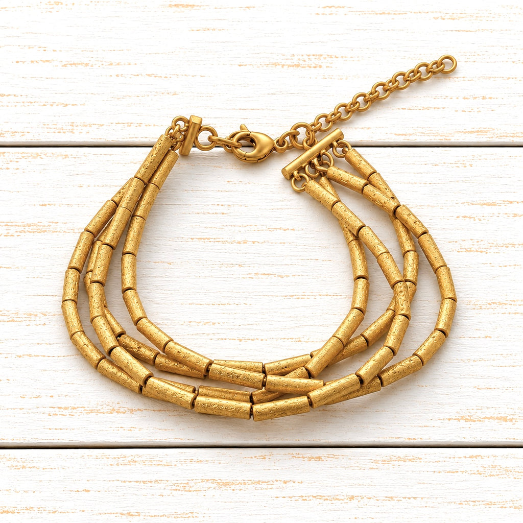 Pulsera cuatro filas