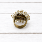 Anillo alambre natural