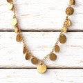 Gargantilla chapitas hippie chic plateada
