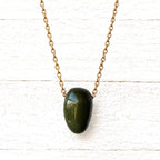 Gargantilla gota verde