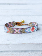 Pulsera rombos miyuki 1cm