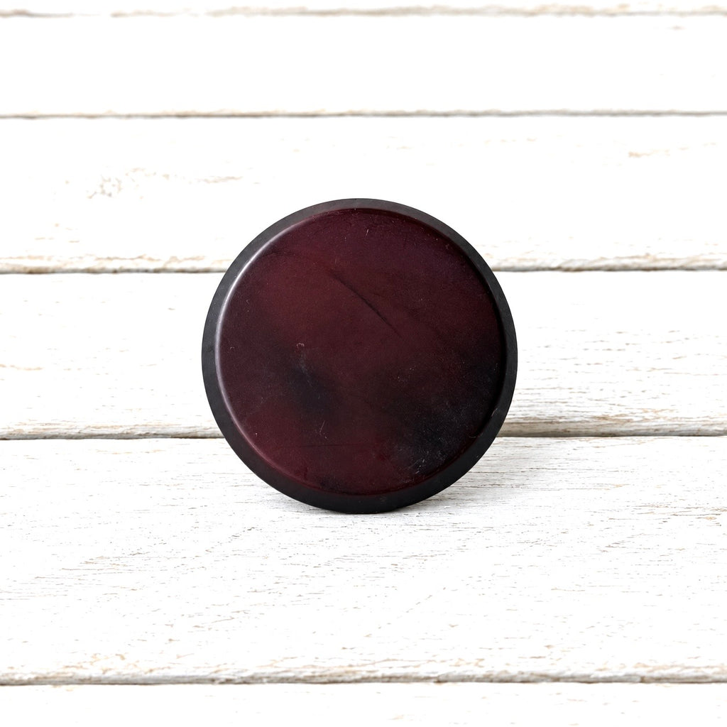 Anillo resina granate XL