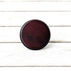 Anillo resina granate XL