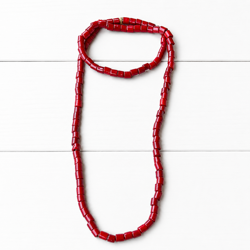Collar summer rojo