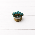 Anillo alambre turquesa