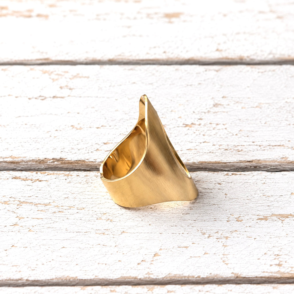 Anillo ancho abierto
