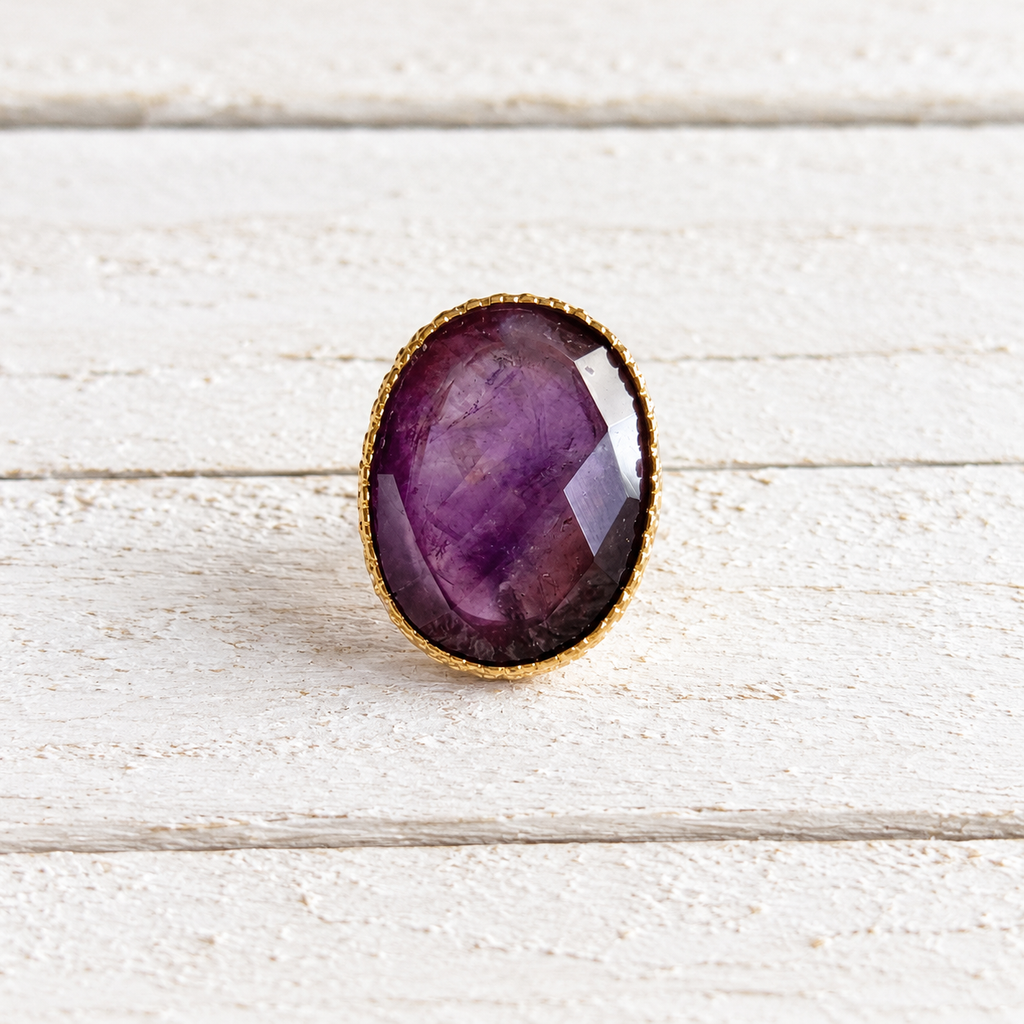 Anillo amatista XL
