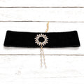Gargantilla Choker terciopelo vintage negro