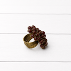 Anillo alambre marrón