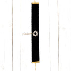 Gargantilla Choker terciopelo vintage negro