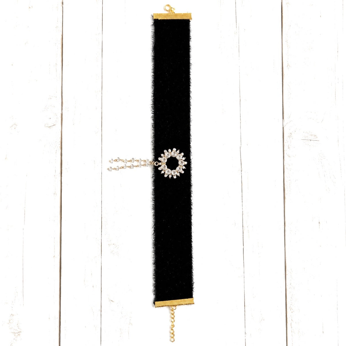 Gargantilla Choker terciopelo vintage negro