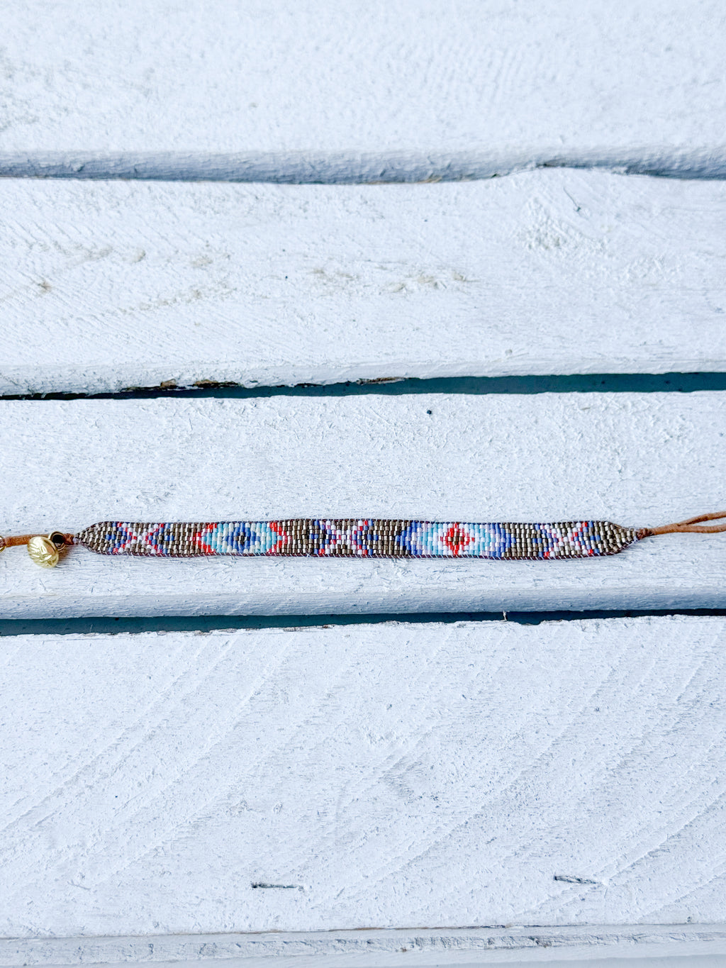 Pulsera rombos miyuki 1cm