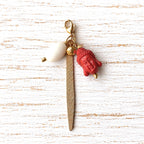 Charm cabeza naranja