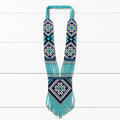 Collar babero miyuki azul y marino