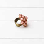 Anillo alambre rosa