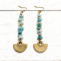 Pendientes tribal chip agua