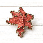 Anillo flor Miyuki teja