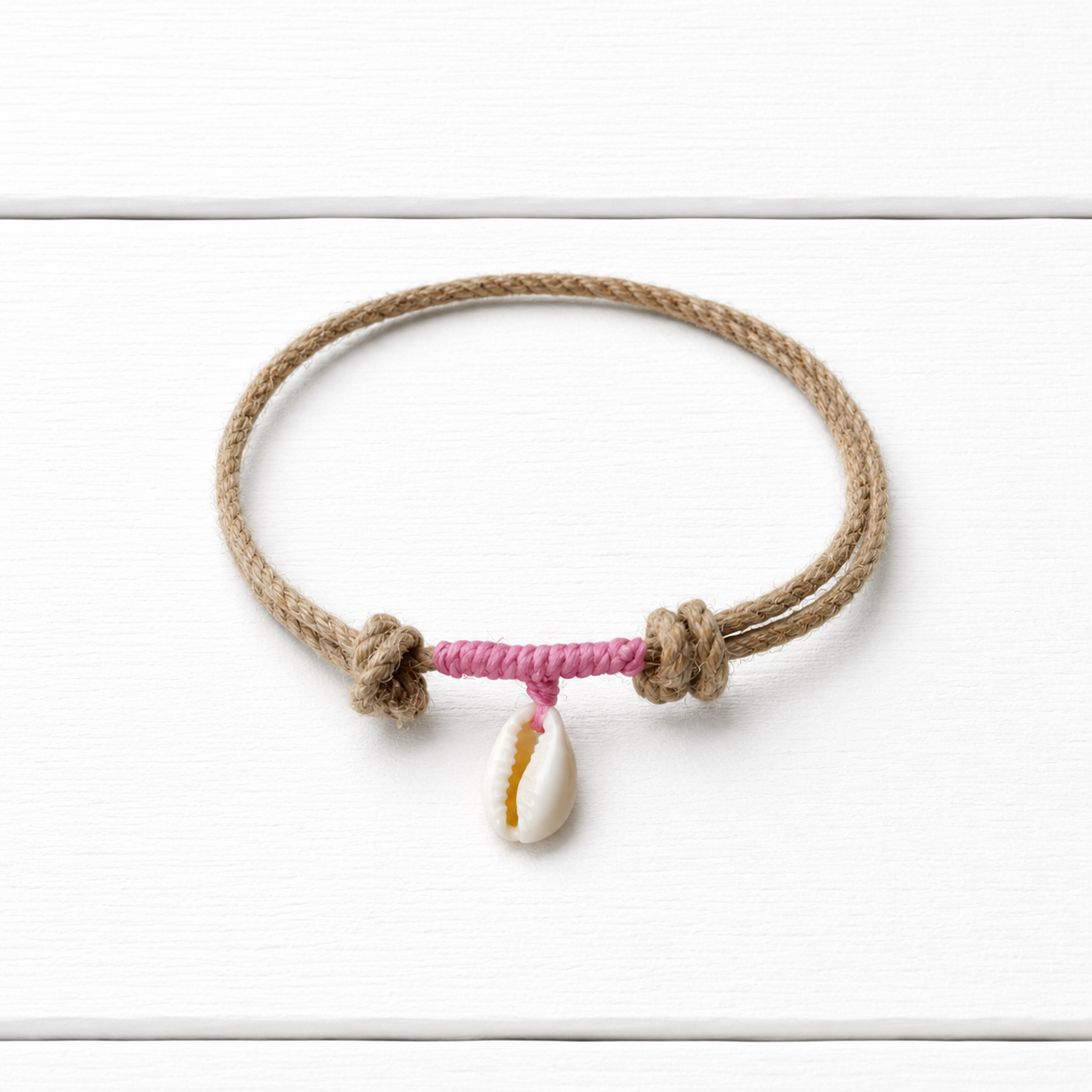 Pulsera concha Rosa