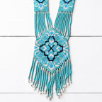 Collar miyuki babero azules