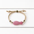 Pulsera cáñamo pez rosa