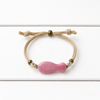 Pulsera cáñamo pez rosa