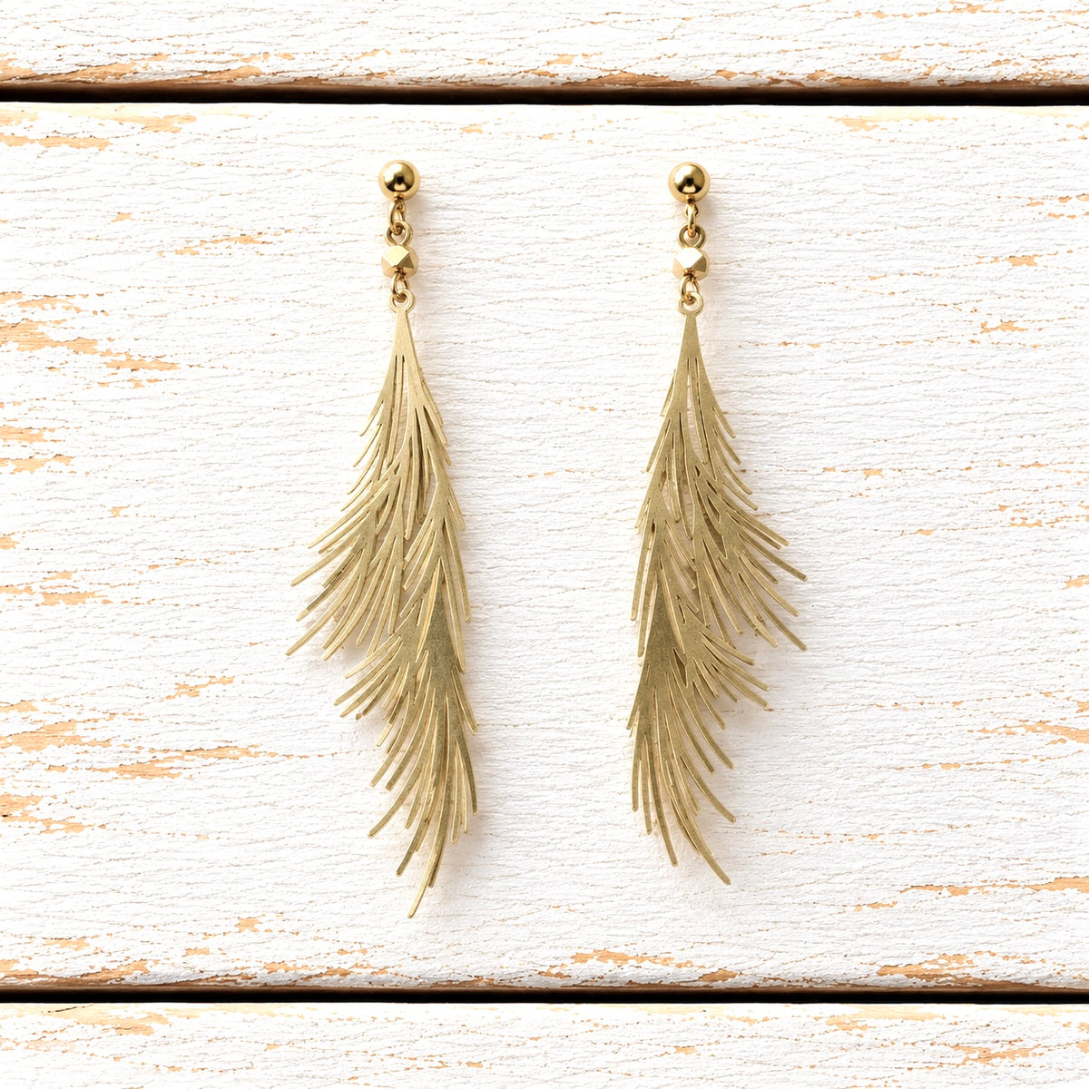 Pendientes hoja rama