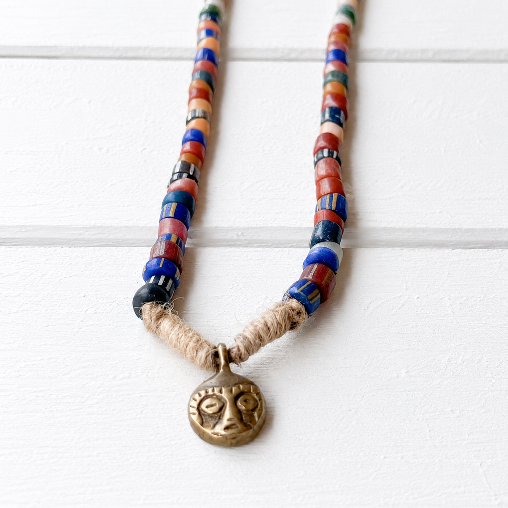 Collar cara mix cuerda