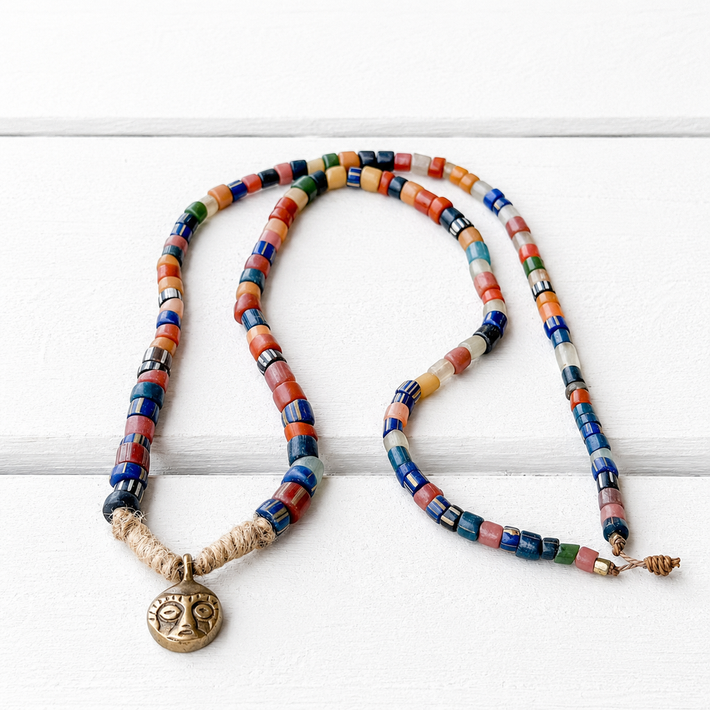 Collar cara mix cuerda