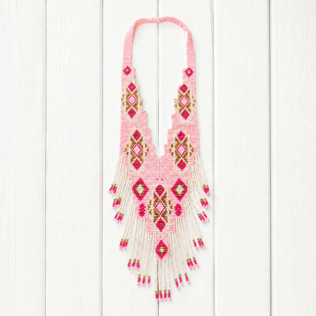 Collar AB rosa