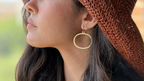 Pendientes aro esfera