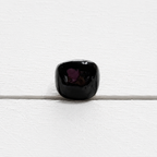 Anillo plano esmalte negro