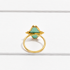 Anillo rombo amazonita