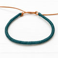 Pulsera cuero verde
