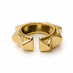 Anillo picos dorado