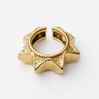 Anillo picos dorado