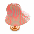 Sombrero rayas rosas