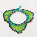 Tobillera tribal verde