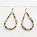 Pendientes gota mix colorines