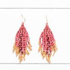 Pendientes miyuki zigzag fresa