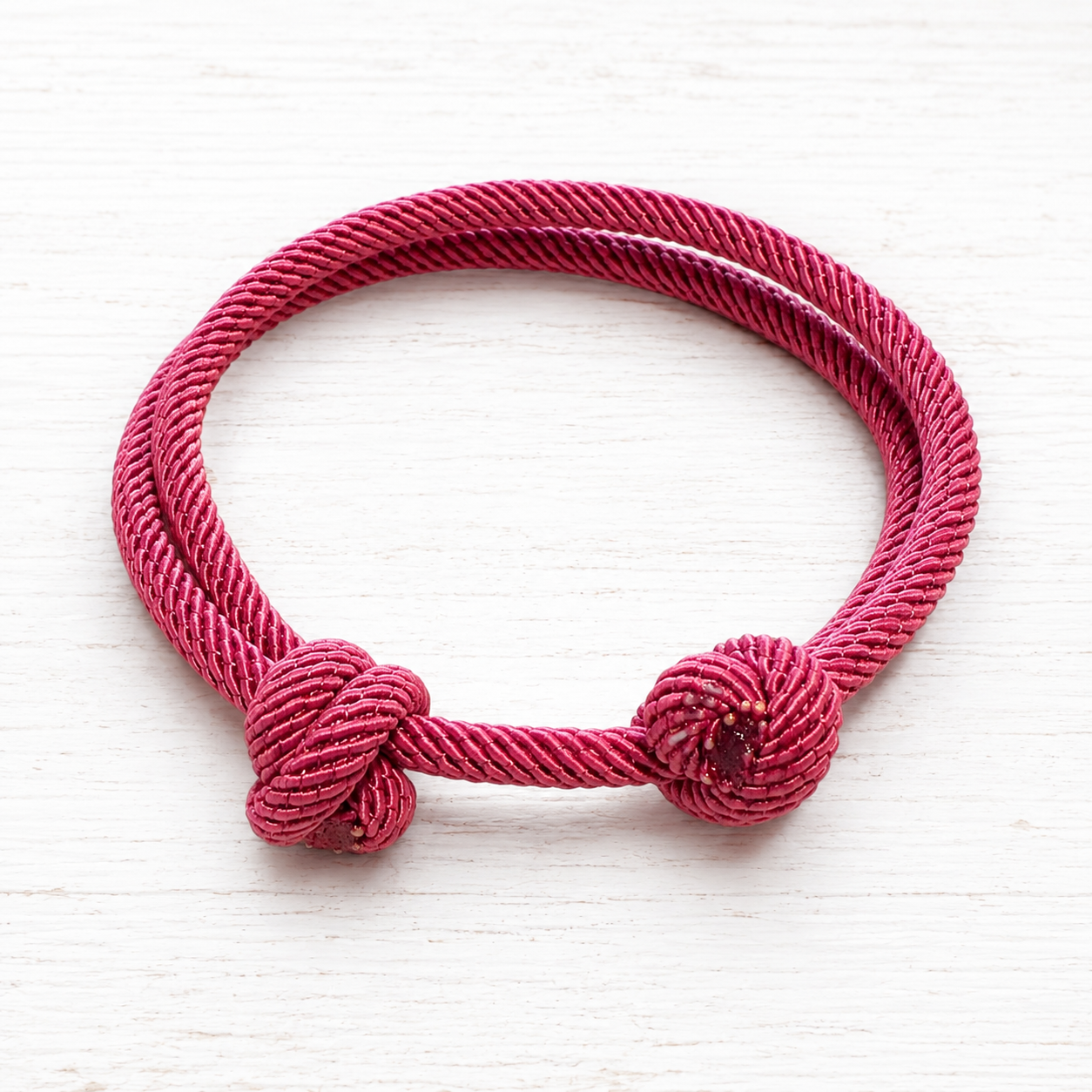 Pulsera nudos fresa