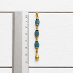 Pendientes gota verdes