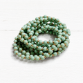 Collar nudos verde agua