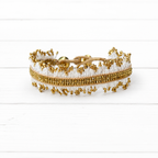 Pulsera miyuki flecos natural