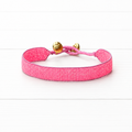 Pulsera miyuki 1cm rosa flúor