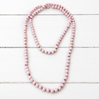 Collar nudos rosa claro