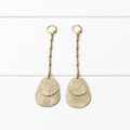 Pendientes arito doble placa
