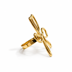 Anillo flor garabato