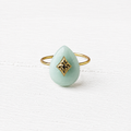 Anillo gota agua