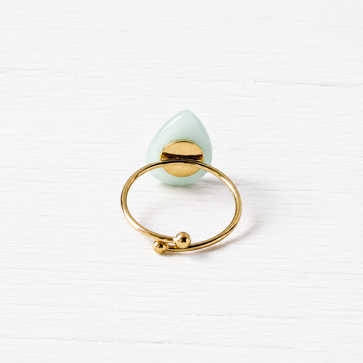 Anillo gota agua